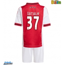 Ajax Josip Sutalo #37 Hjemmedraktsett Barn 2025-26 Kortermet (+ Korte bukser)